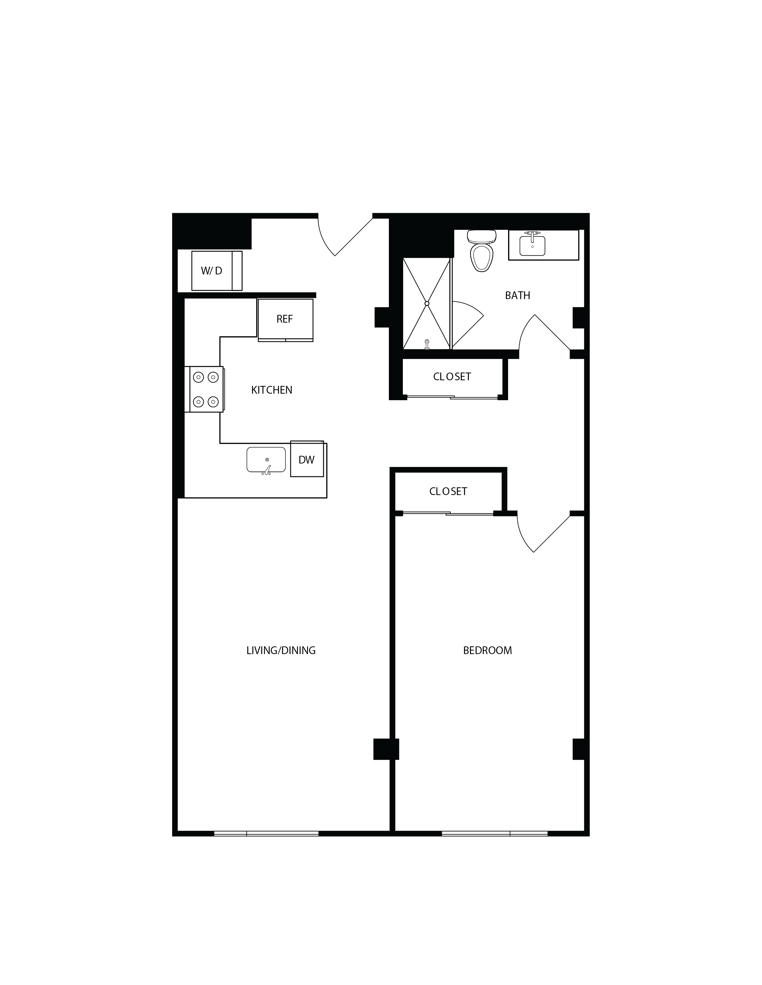 Floor plan layout diagram for 1G